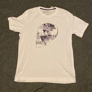 Robert Graham Men’s T Shirt L/G White